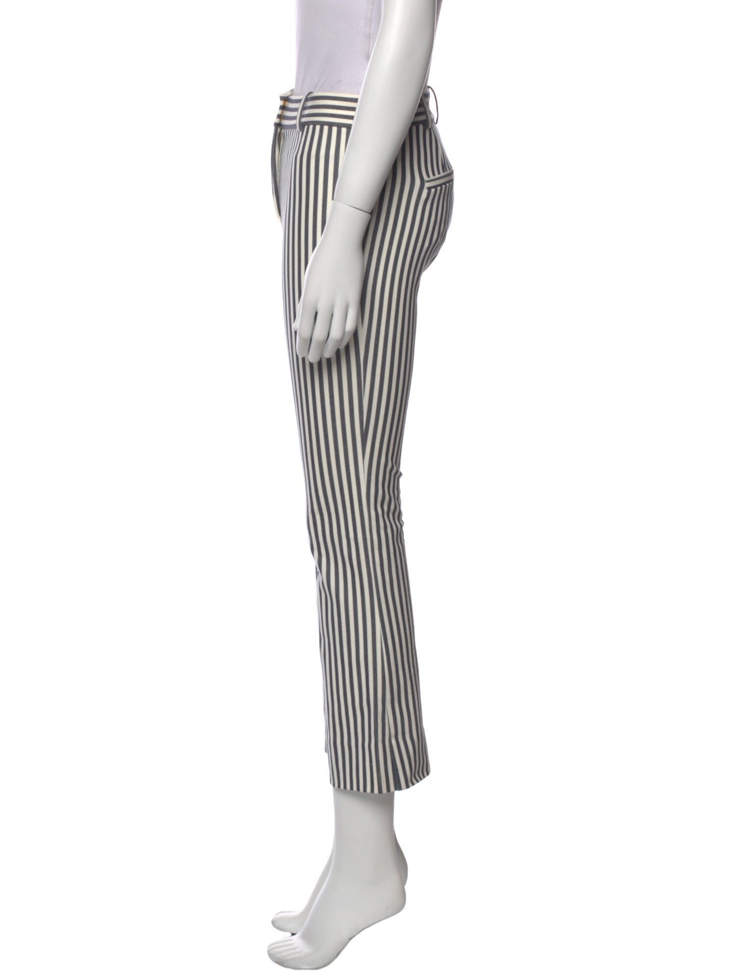 Derek Lam 10 Crosby Striped Wide Leg Pants