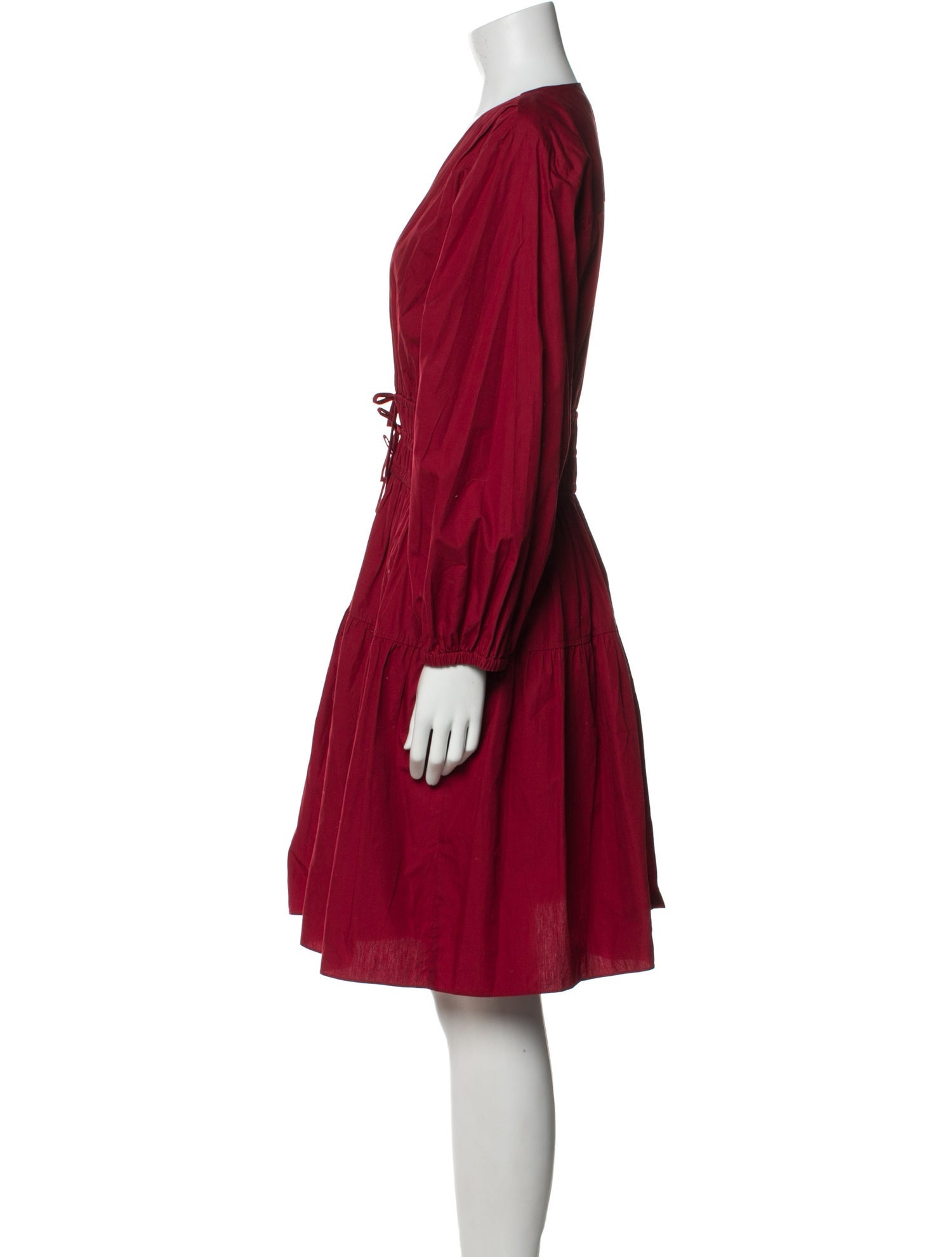 Derek Lam 10 Crosby V-Neck Mini Dress