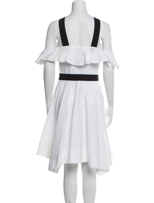 Derek Lam 10 Crosby Off-The-Shoulder Knee-Length Dress