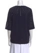 Derek Lam 10 Crosby Crew Neck Short Sleeve Top