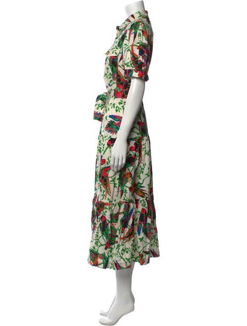 Derek Lam 10 Crosby Floral Print Long Dress