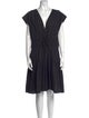 Derek Lam 10 Crosby V-Neck Knee-Length Dress