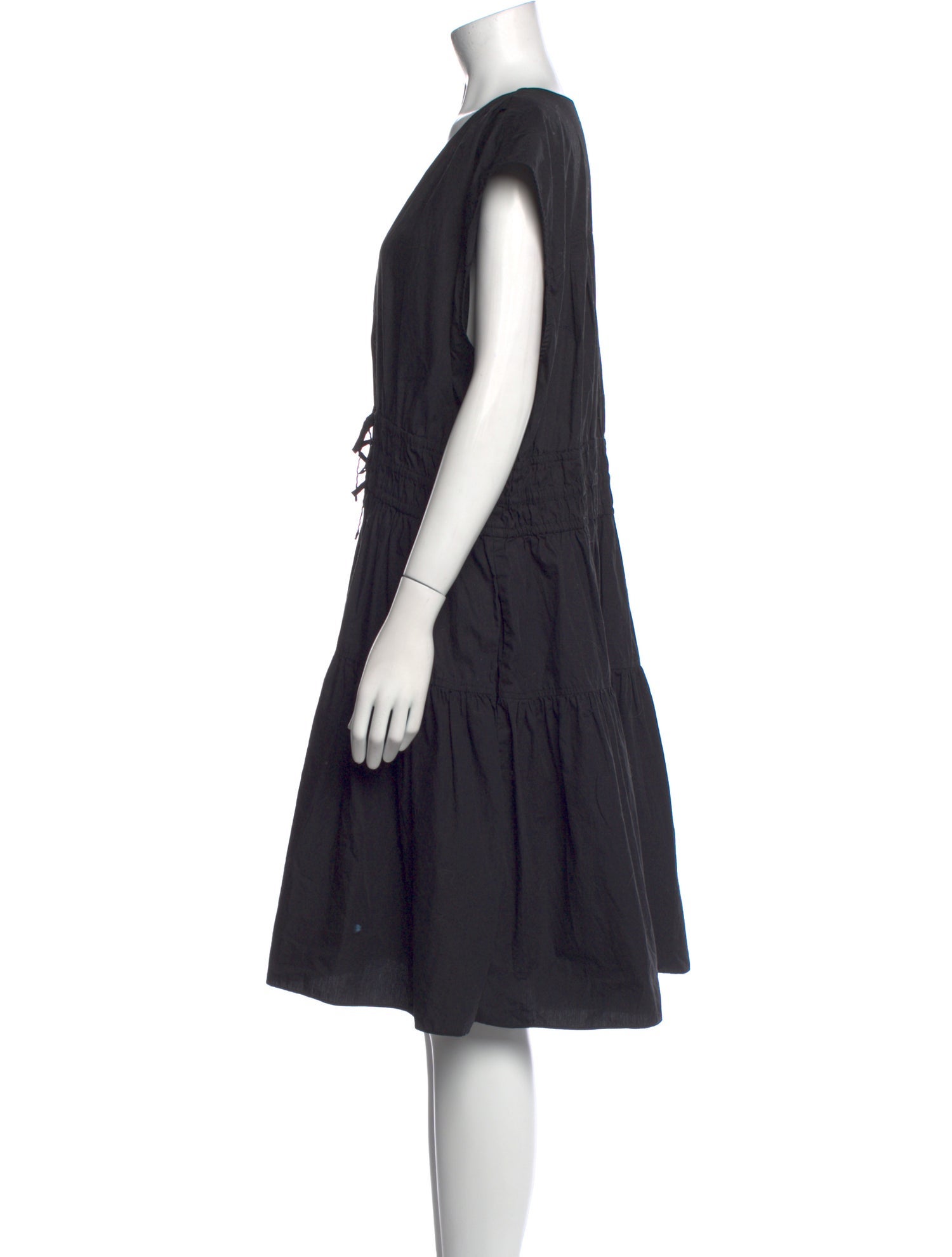 Derek Lam 10 Crosby V-Neck Knee-Length Dress