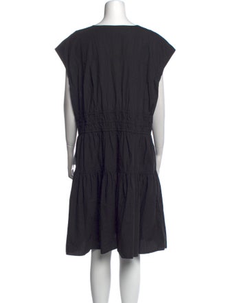 Derek Lam 10 Crosby V-Neck Knee-Length Dress
