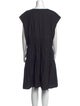 Derek Lam 10 Crosby V-Neck Knee-Length Dress