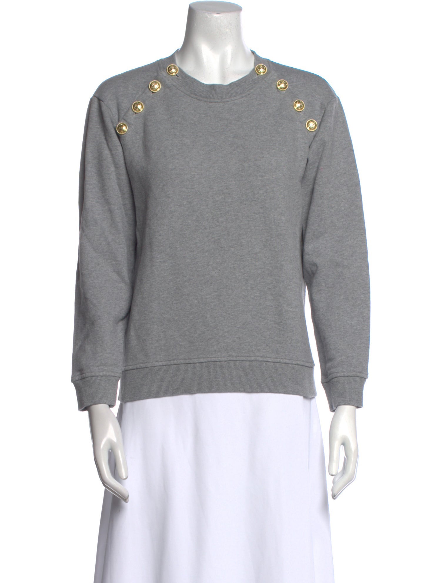 Derek Lam 10 Crosby Crew Neck Long Sleeve Sweatshirt