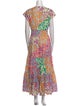 Derek Lam 10 Crosby Printed Long Dress
