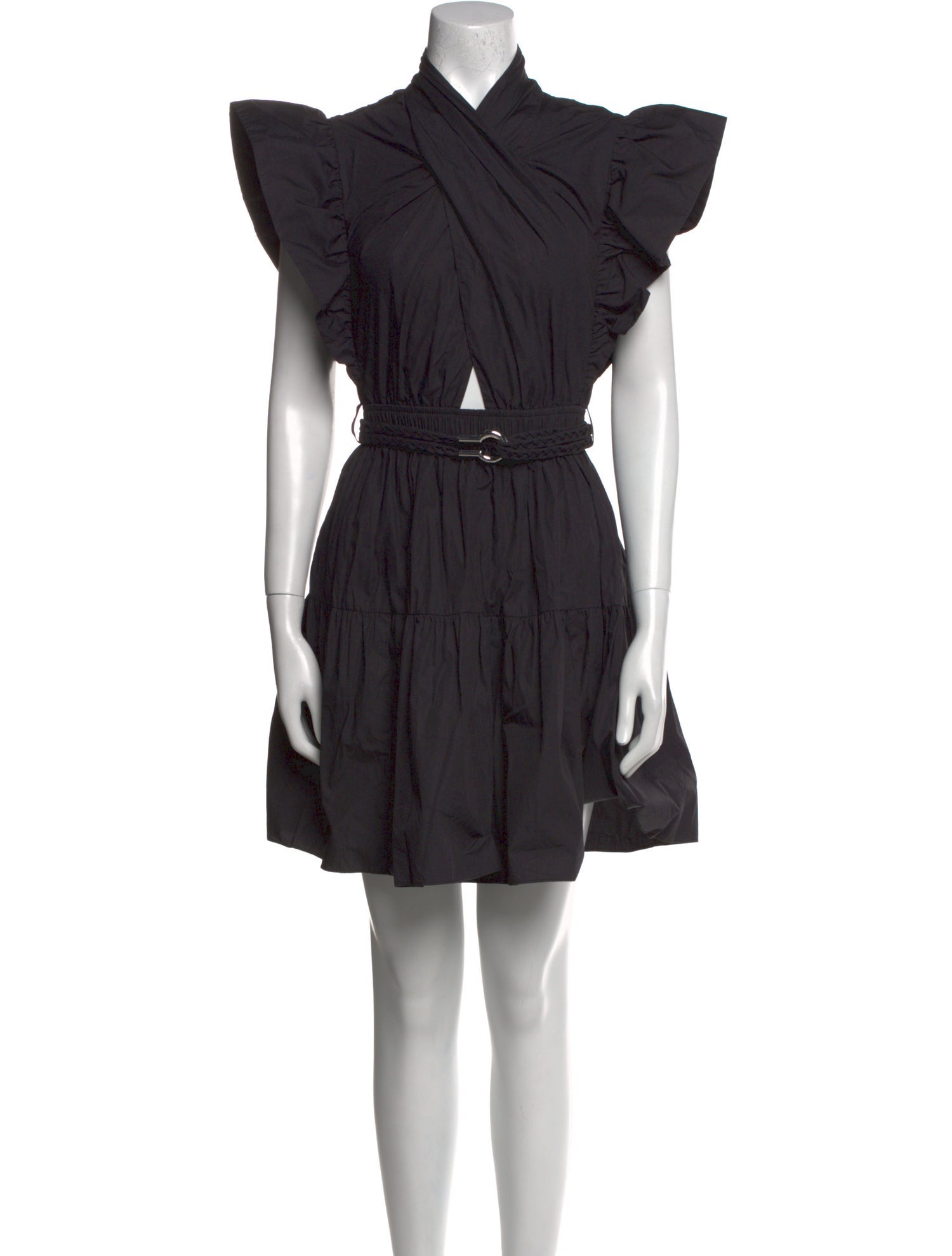 Derek Lam 10 Crosby Mock Neck Mini Dress