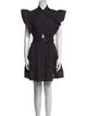 Derek Lam 10 Crosby Mock Neck Mini Dress