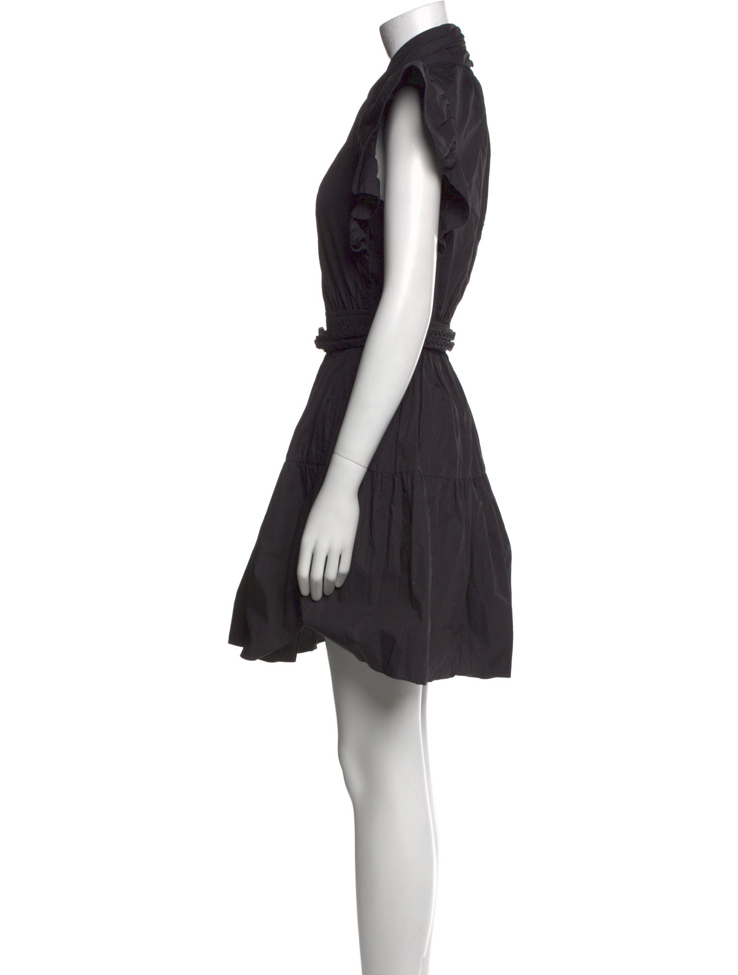 Derek Lam 10 Crosby Mock Neck Mini Dress