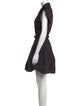Derek Lam 10 Crosby Mock Neck Mini Dress