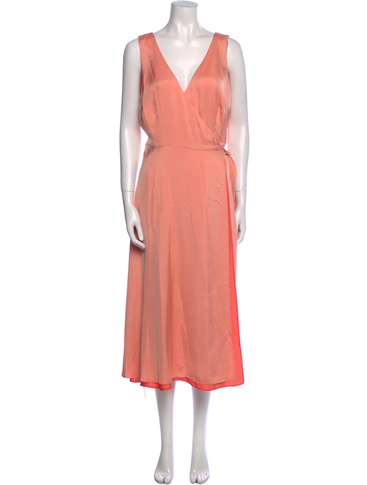 Derek Lam 10 Crosby V-Neck Midi Length Dress w/ Tags