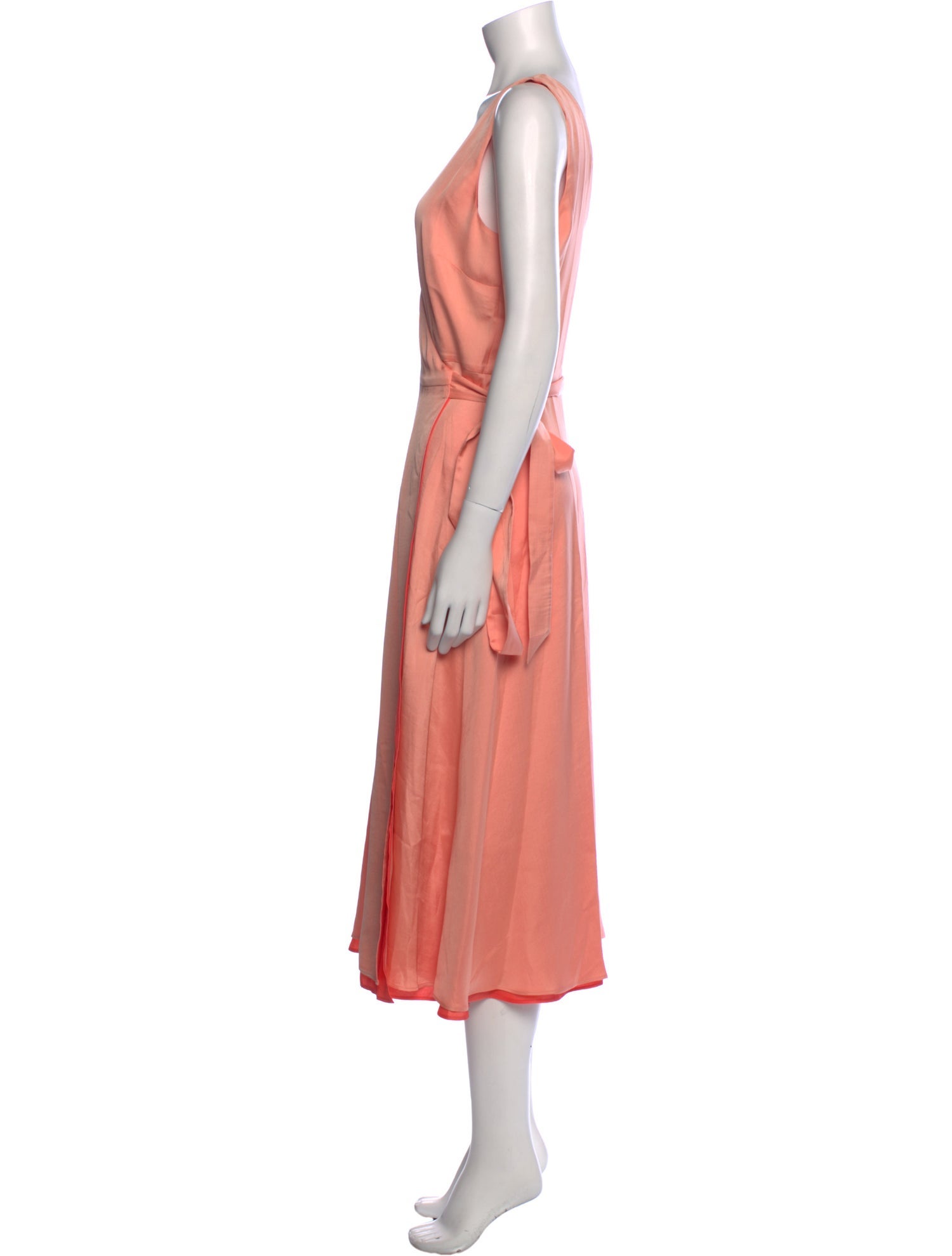 Derek Lam 10 Crosby V-Neck Midi Length Dress w/ Tags