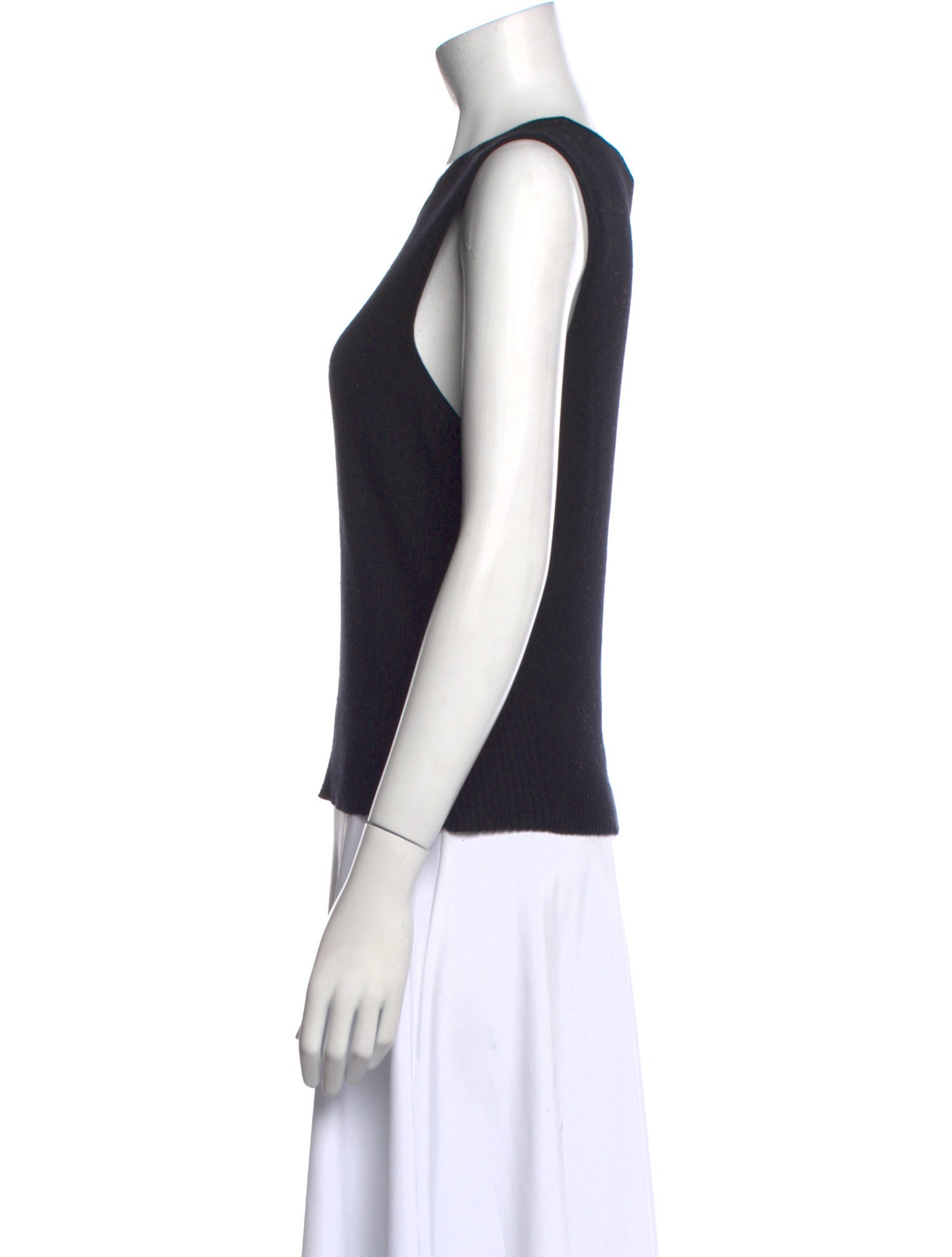 Derek Lam 10 Crosby Scoop Neck Sleeveless Top