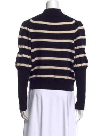 Derek Lam 10 Crosby Merino Wool Striped Sweater