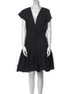 Derek Lam 10 Crosby V-Neck Knee-Length Dress