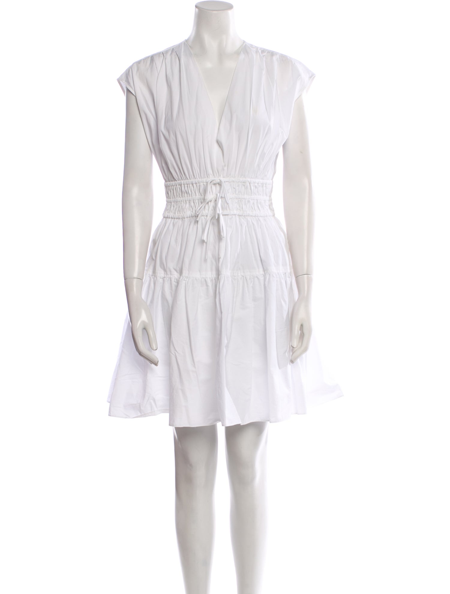 Derek Lam 10 Crosby V-Neck Mini Dress