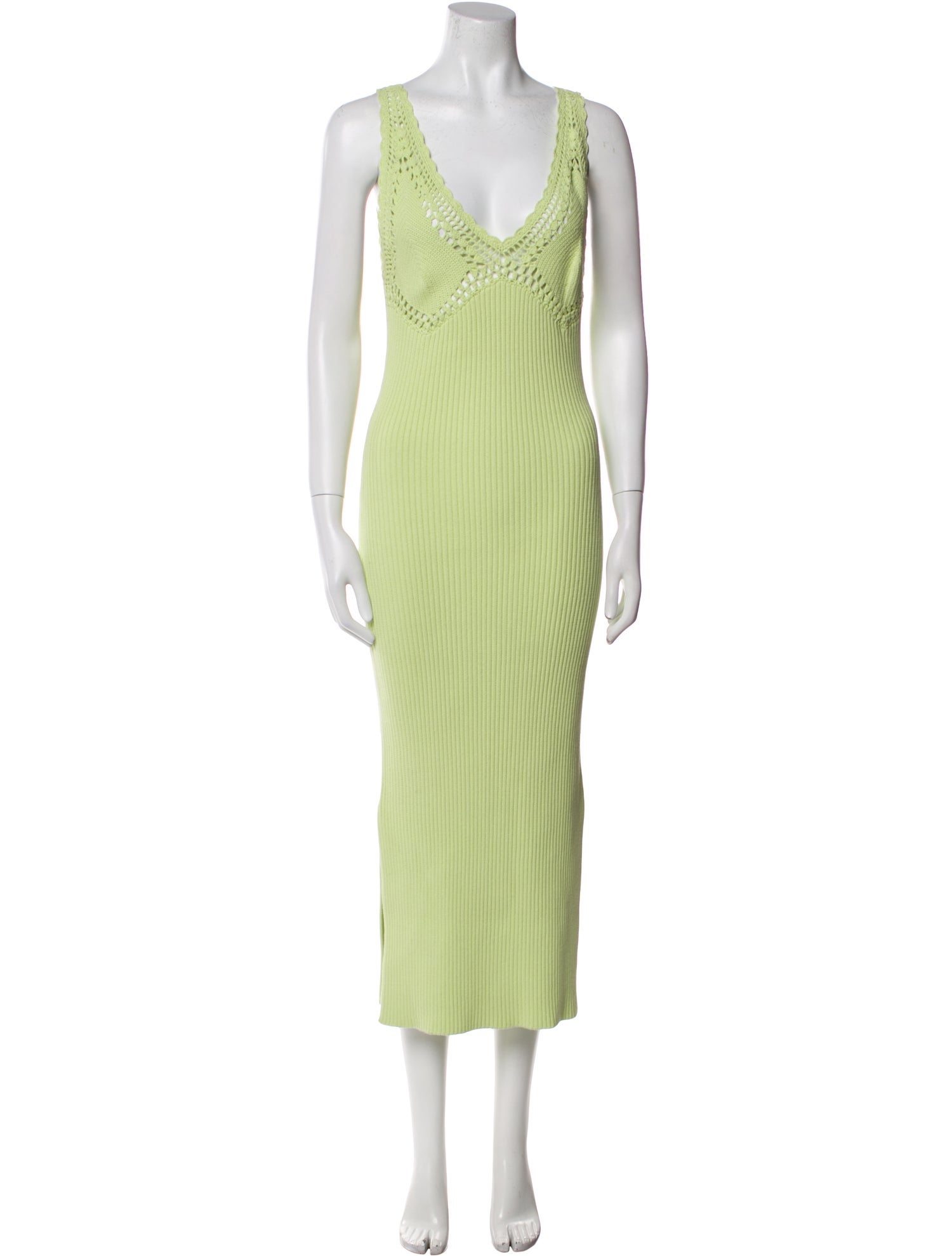 Derek Lam 10 Crosby V-Neck Long Dress