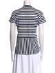 Derek Lam 10 Crosby Striped Crew Neck T-Shirt