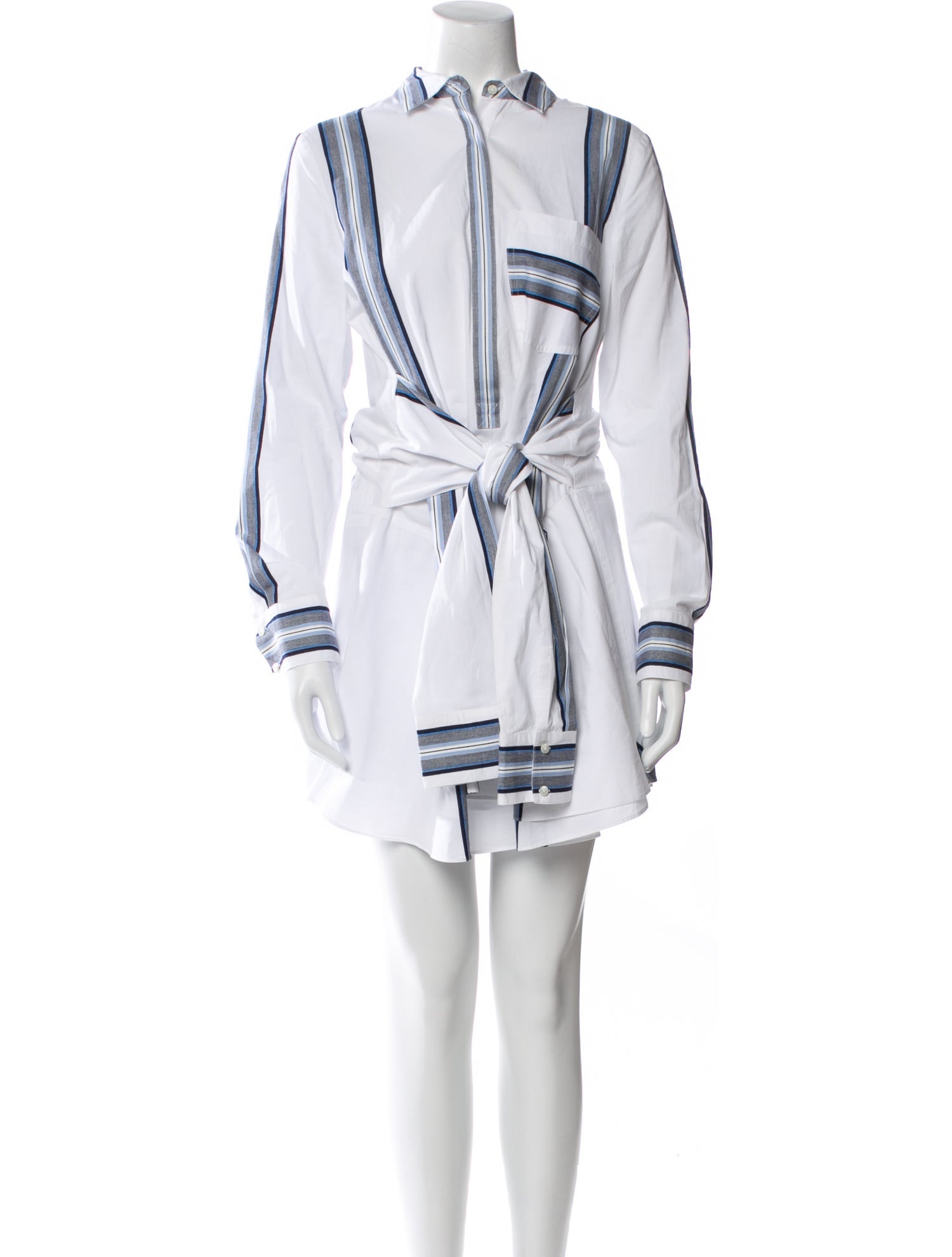 Derek Lam 10 Crosby Striped Mini Dress