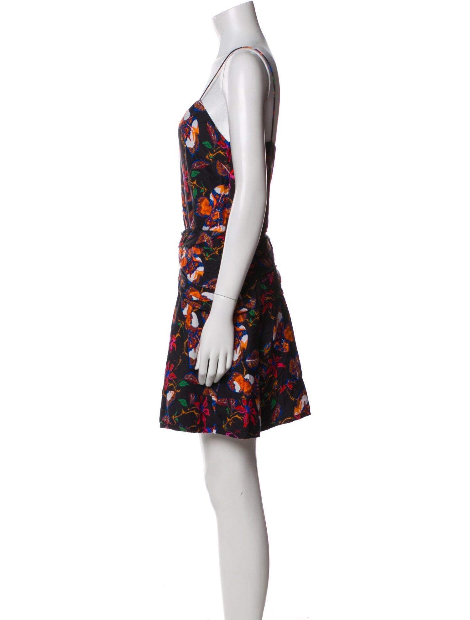 Derek Lam 10 Crosby Floral Print Mini Dress