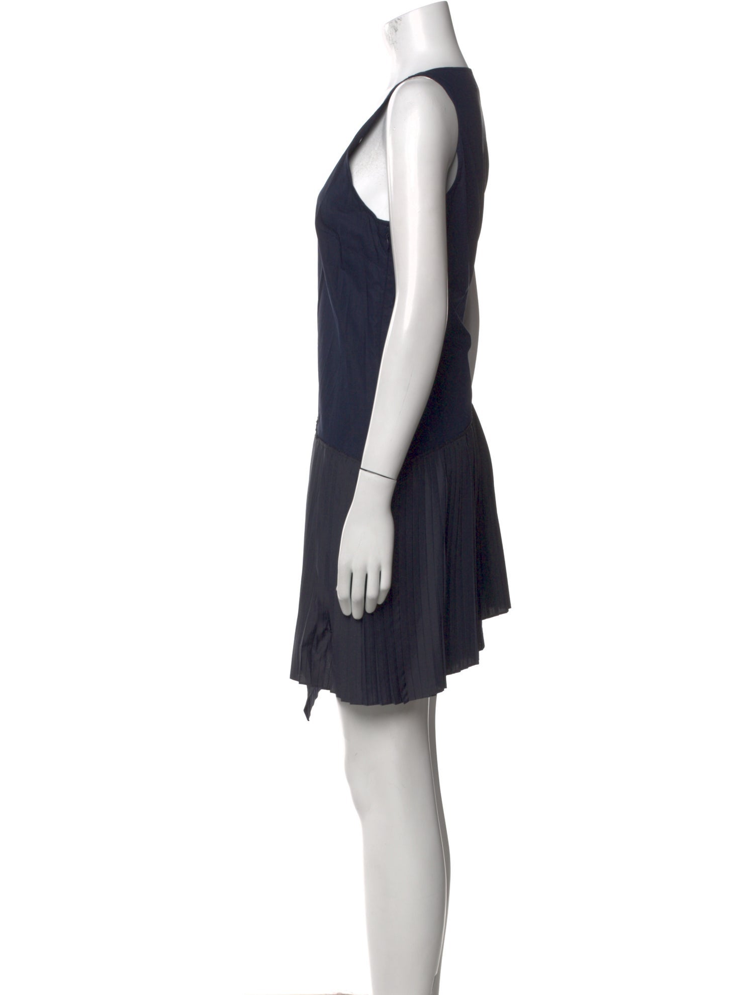 Derek Lam 10 Crosby V-Neck Knee-Length Dress