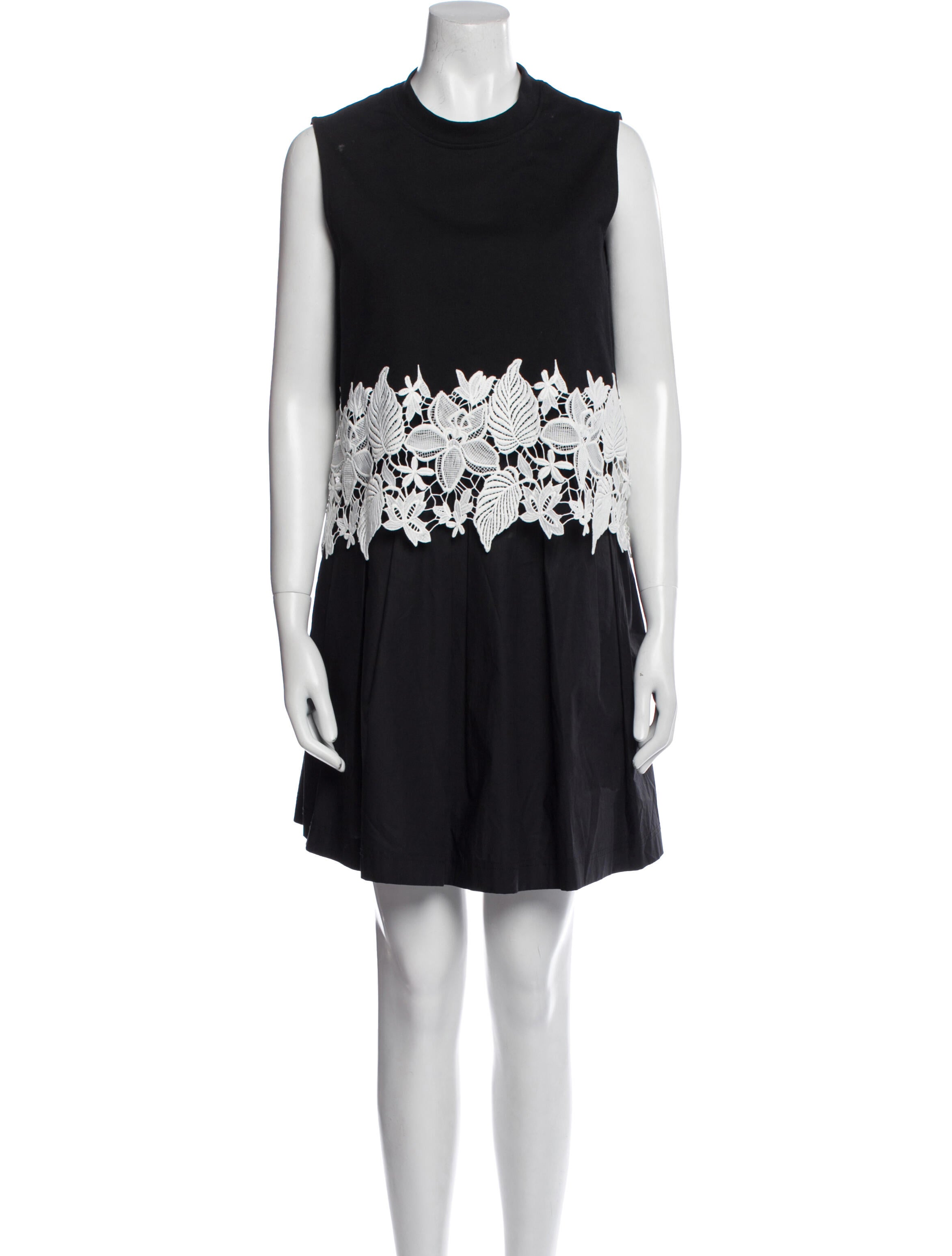 Derek Lam 10 Crosby Floral Print Pleated Accents Dress Set