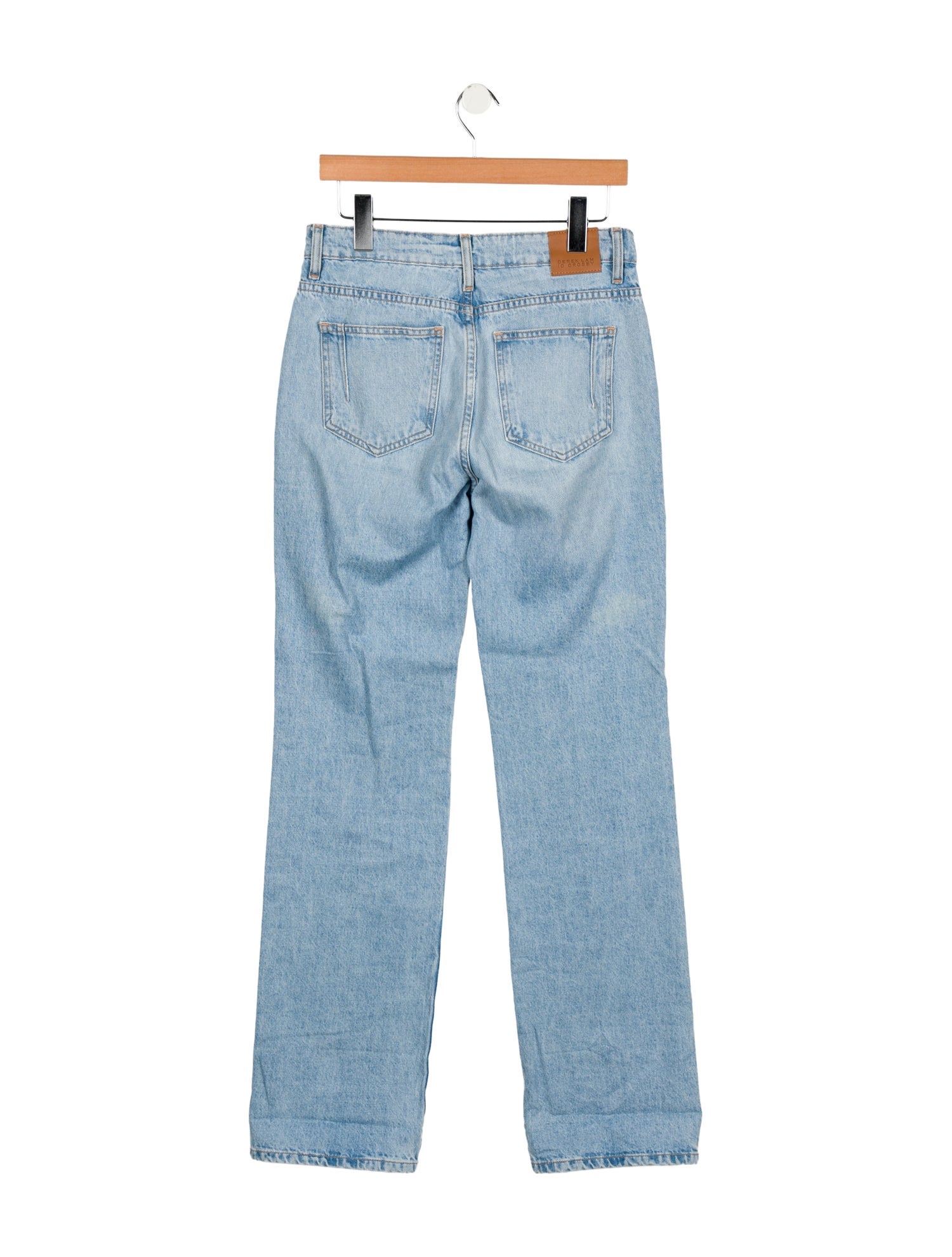 Derek Lam 10 Crosby Mid-Rise Wide Leg Jeans
