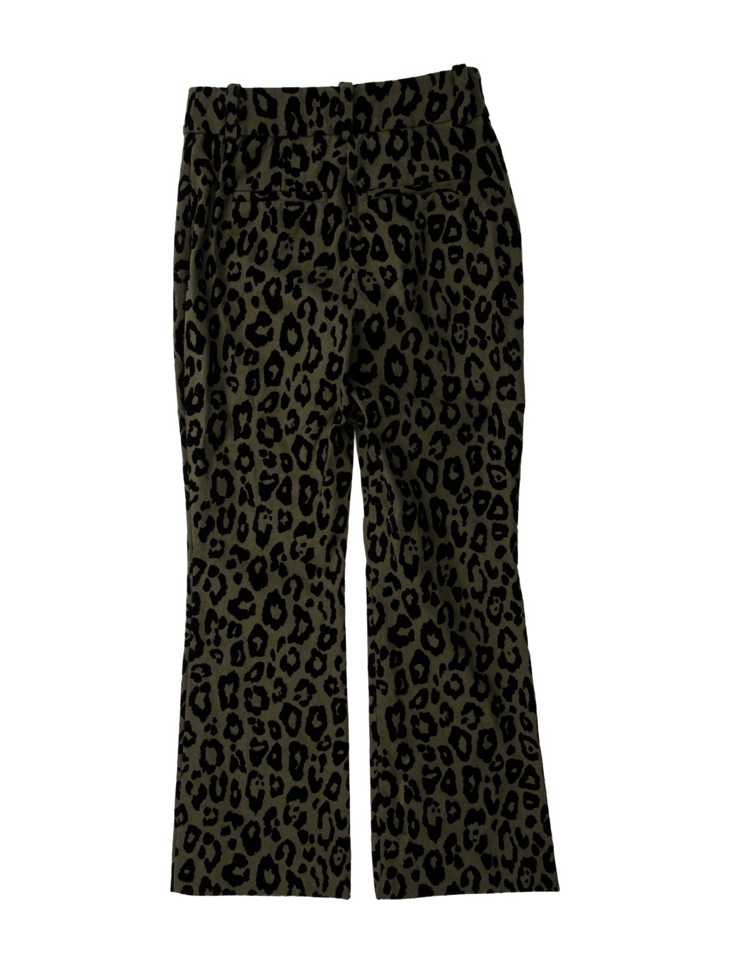 Derek Lam 10 Crosby Animal Print Straight Leg Pants