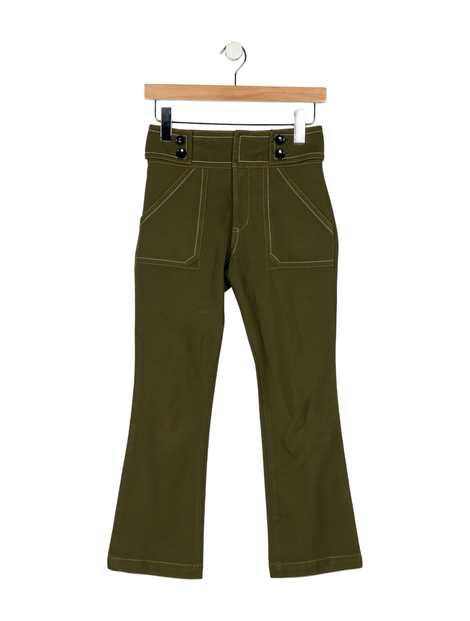 Derek Lam 10 Crosby Mid-Rise Straight Leg Jeans