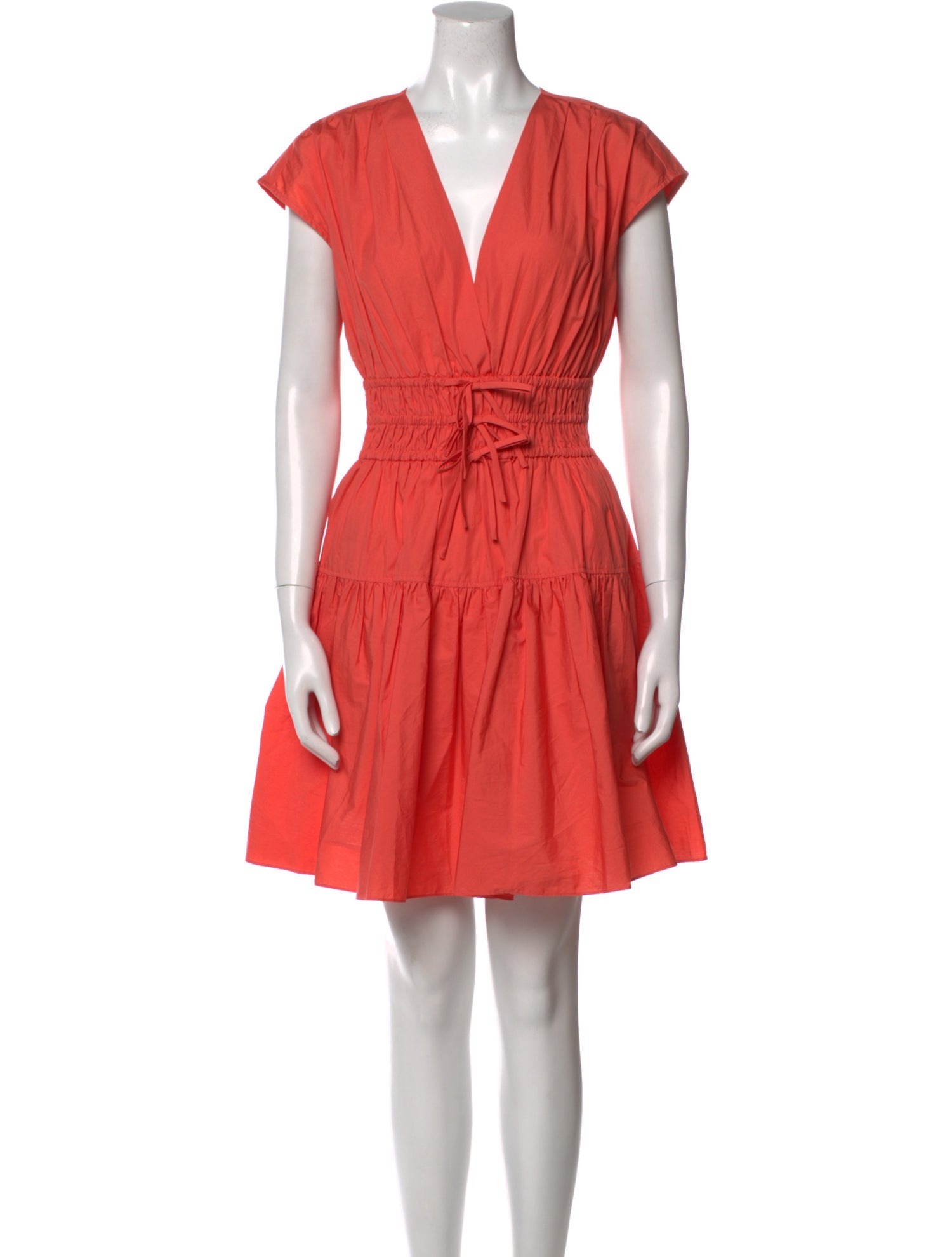 Derek Lam 10 Crosby V-Neck Mini Dress