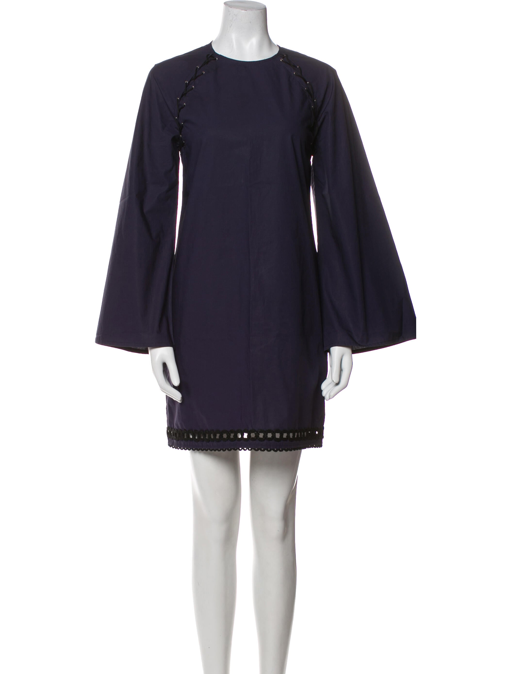 Derek Lam 10 Crosby Crew Neck Mini Dress