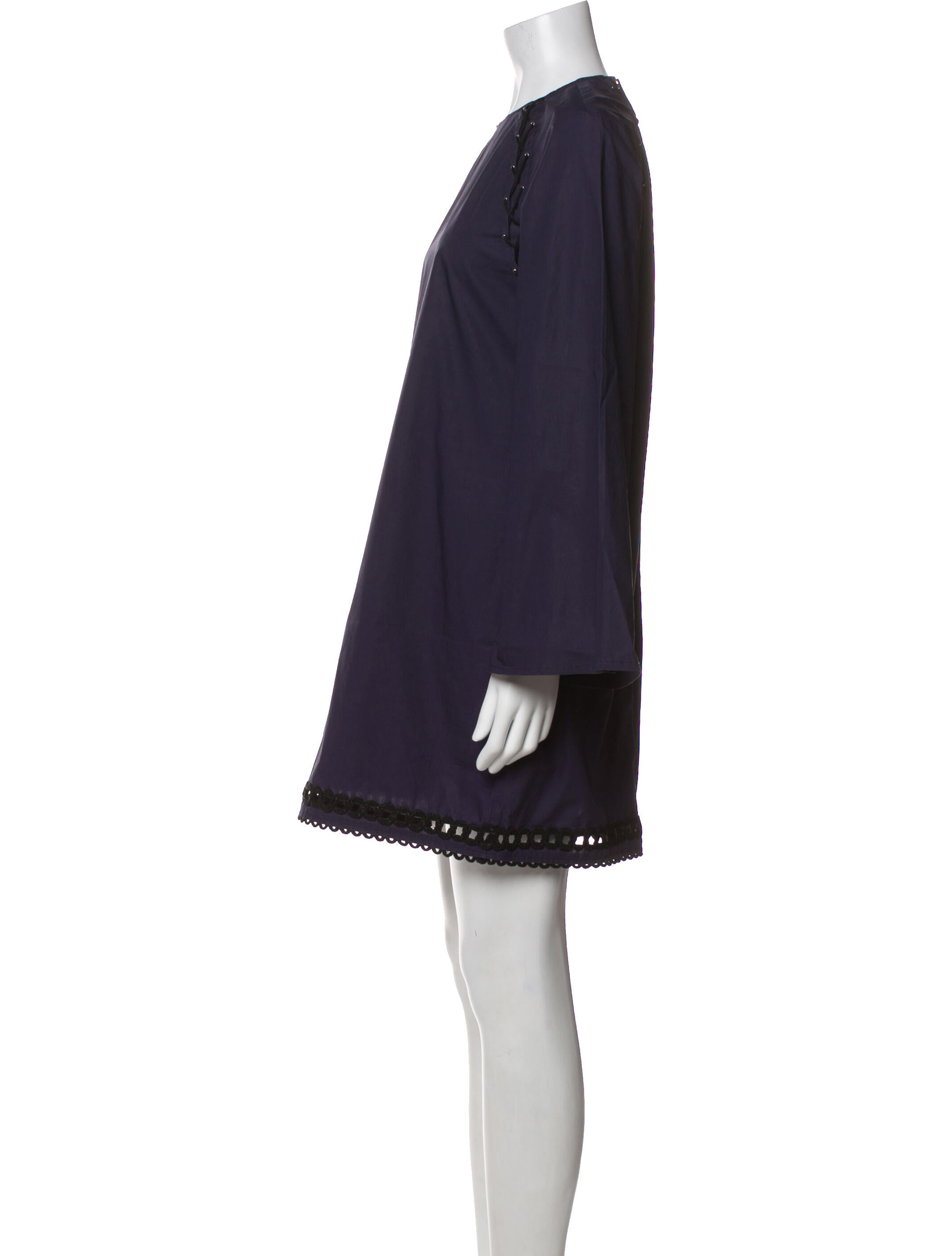 Derek Lam 10 Crosby Crew Neck Mini Dress