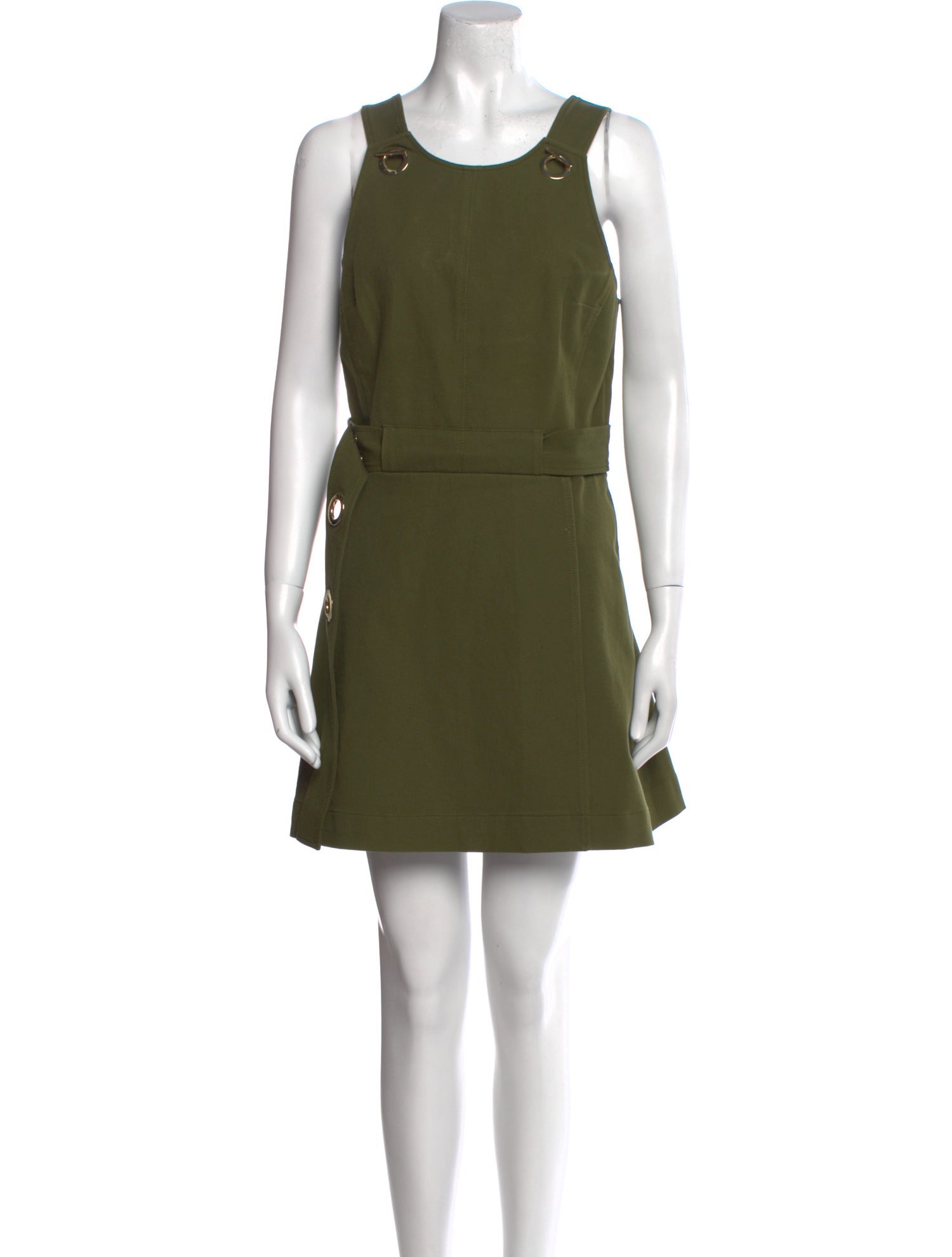 Derek Lam 10 Crosby Scoop Neck Mini Dress