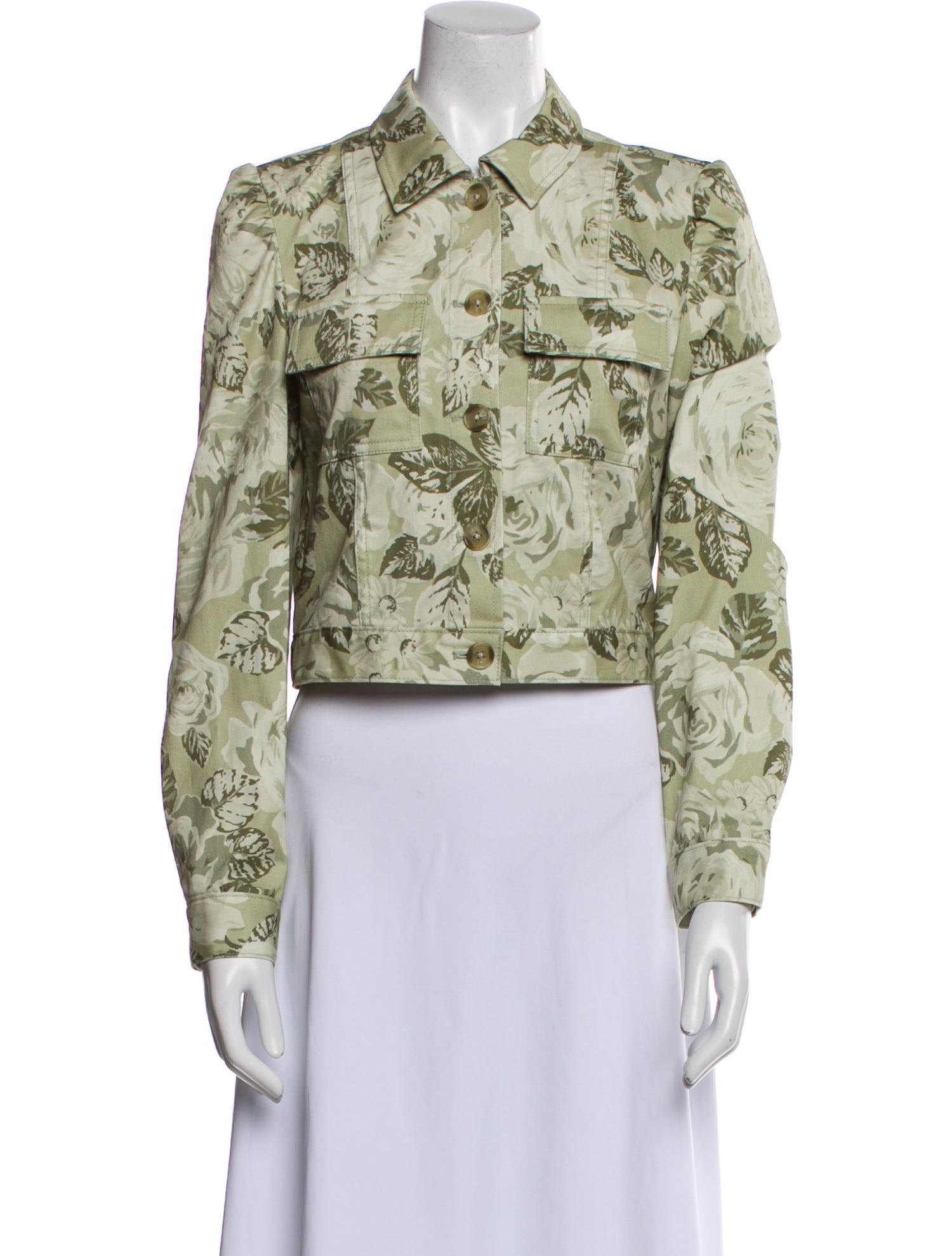 Derek Lam 10 Crosby Floral Print Blazer