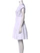 Derek Lam 10 Crosby V-Neck Knee-Length Dress