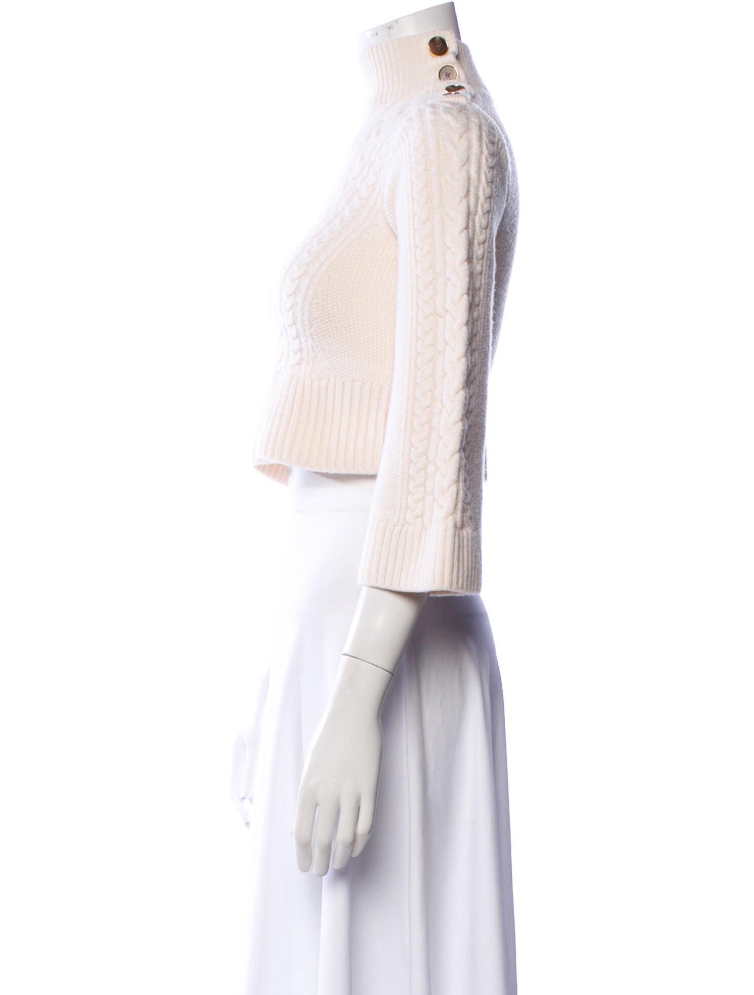 Derek Lam 10 Crosby Wool Mock Neck Sweater