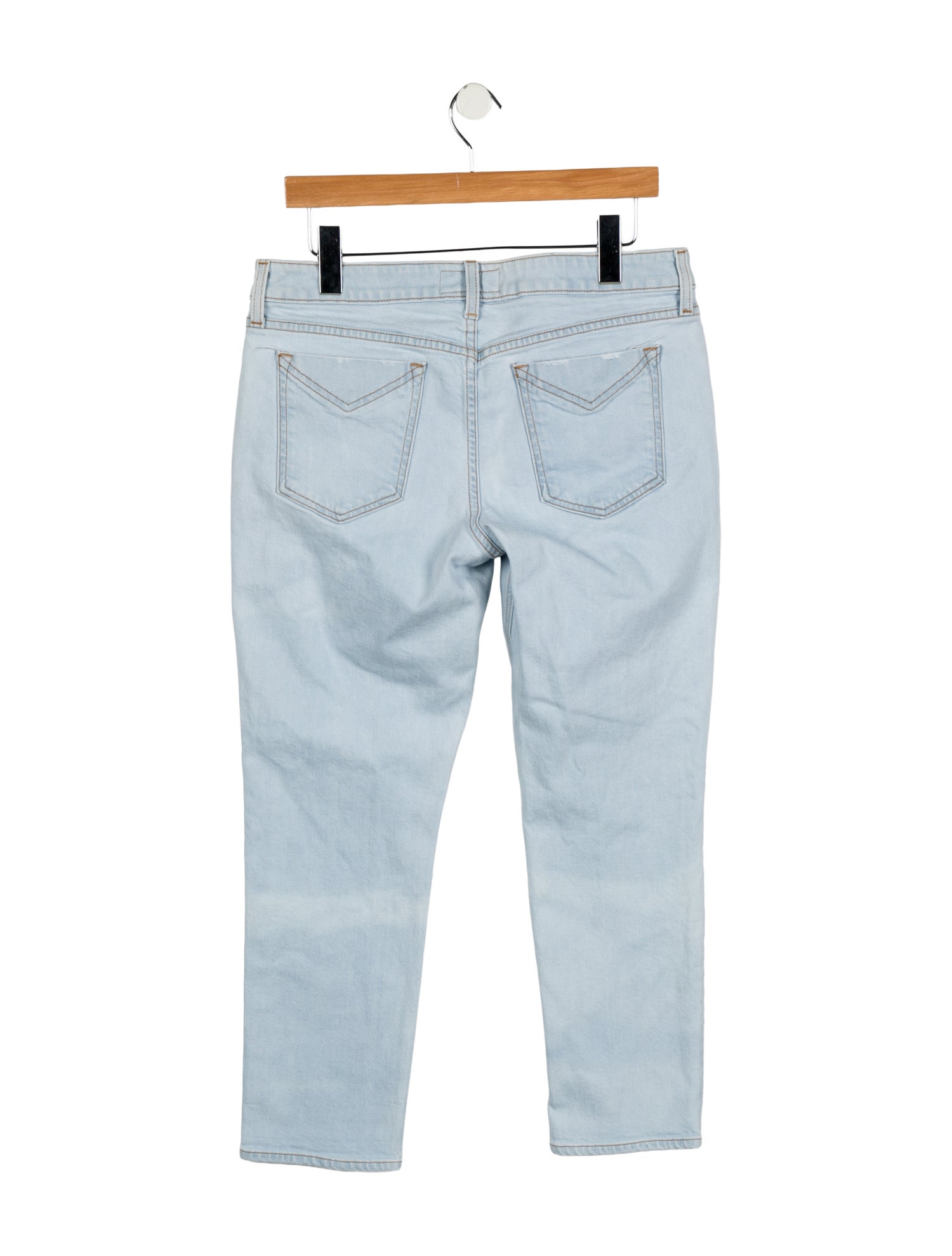Derek Lam 10 Crosby Mid-Rise Straight Leg Jeans