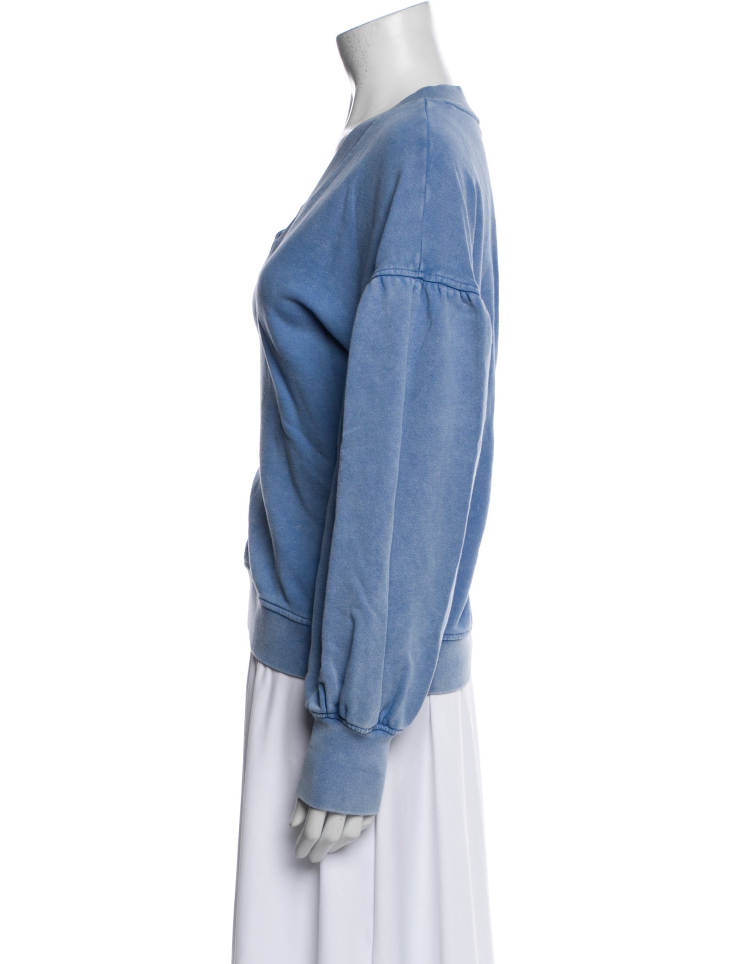 Derek Lam 10 Crosby V-Neck Long Sleeve Sweatshirt