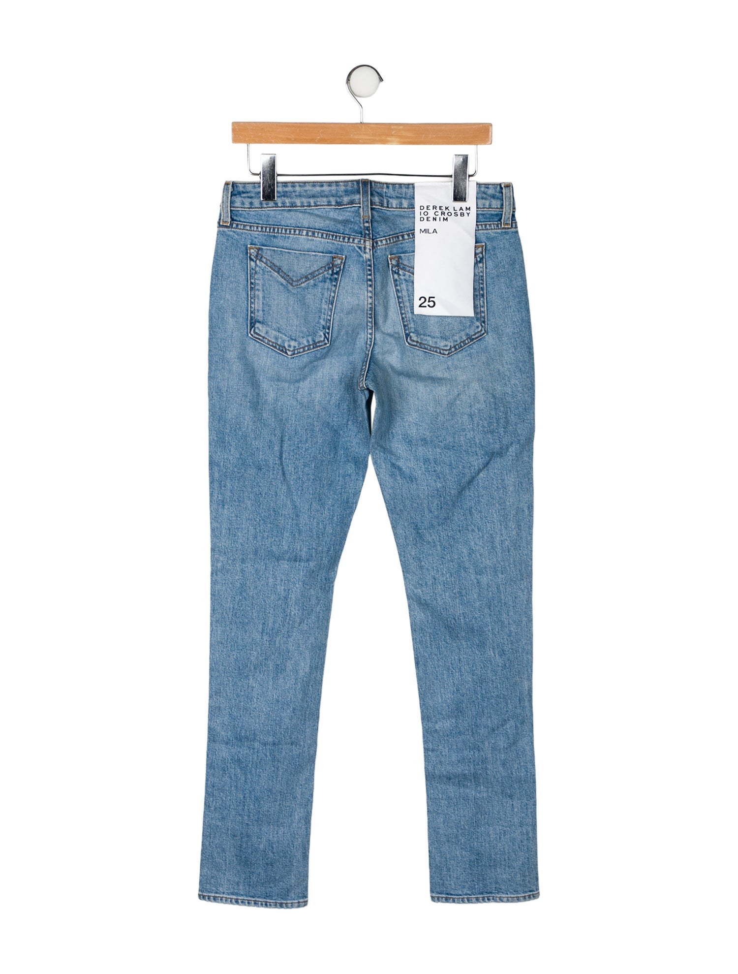 Derek Lam 10 Crosby Mid-Rise Straight Leg Jeans w/ Tags
