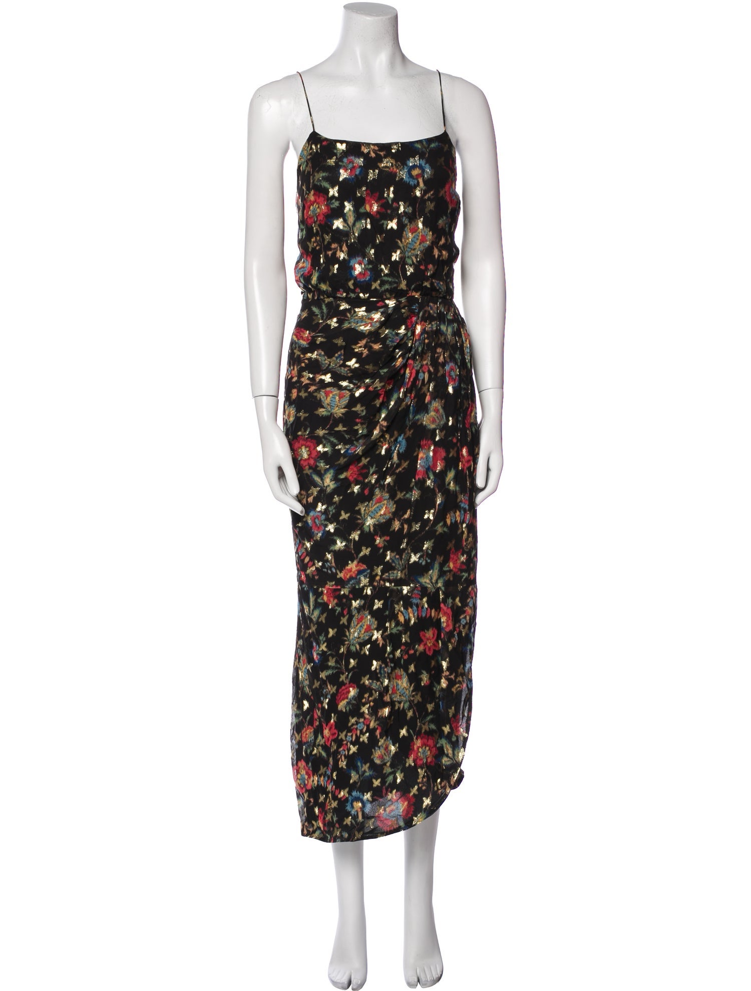 Derek Lam 10 Crosby Floral Print Long Dress w/ Tags
