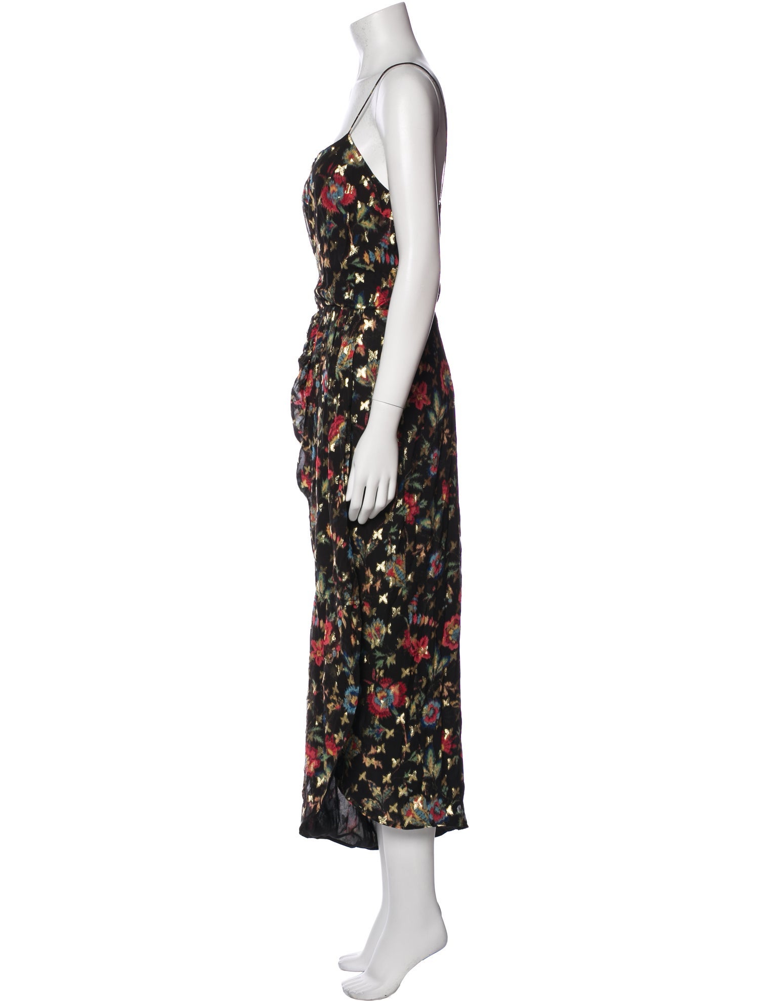 Derek Lam 10 Crosby Floral Print Long Dress w/ Tags