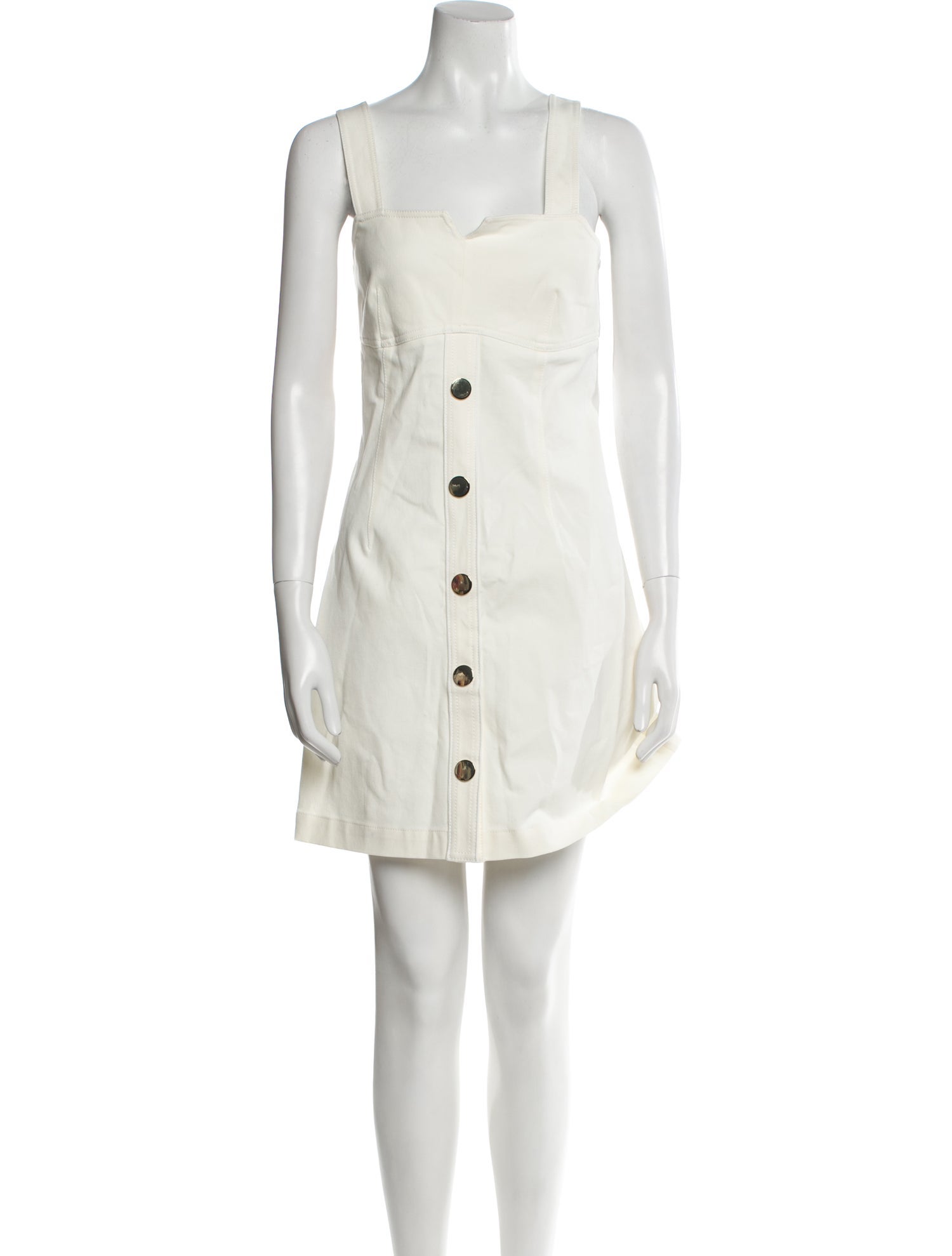 Derek Lam 10 Crosby Square Neckline Mini Dress