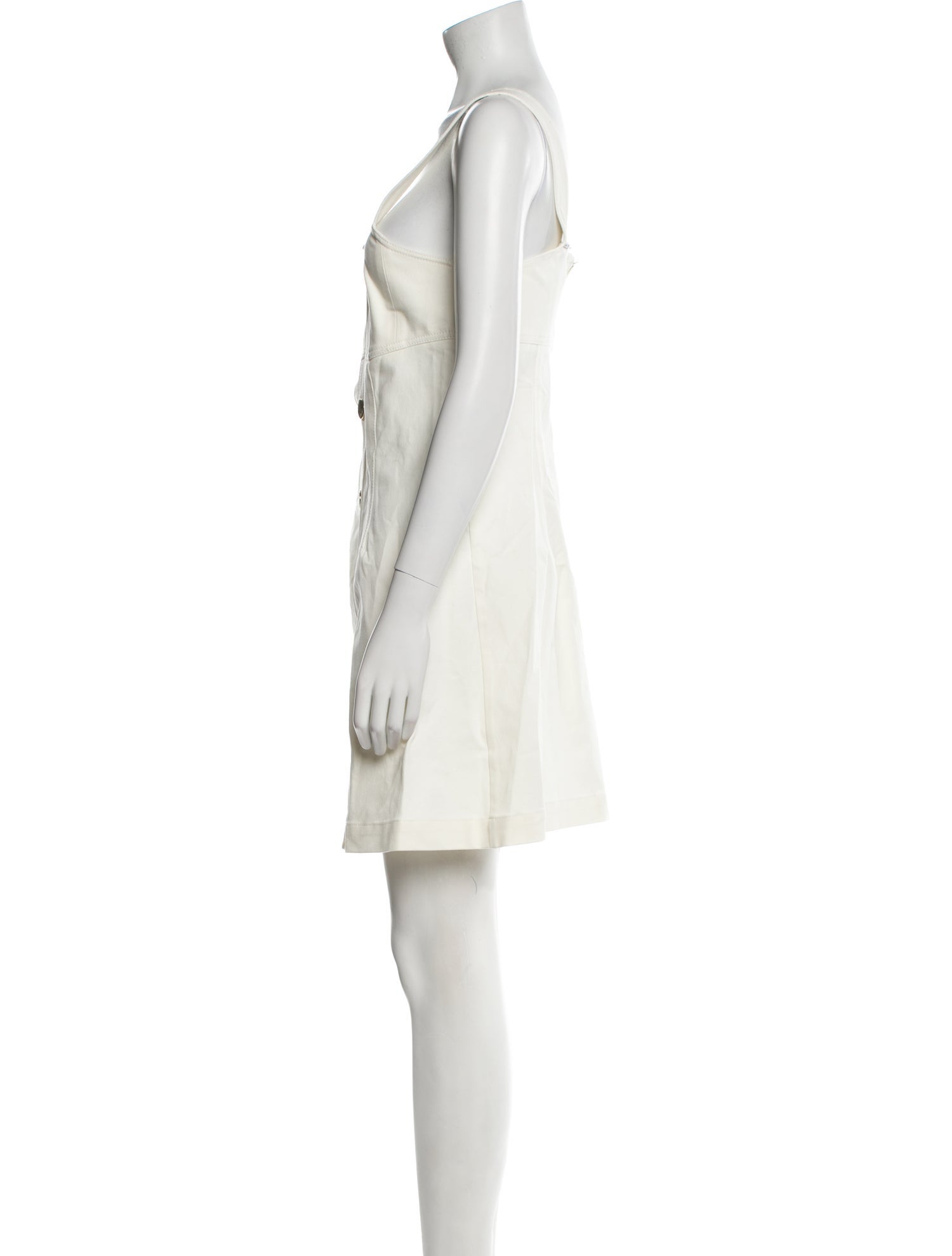 Derek Lam 10 Crosby Square Neckline Mini Dress