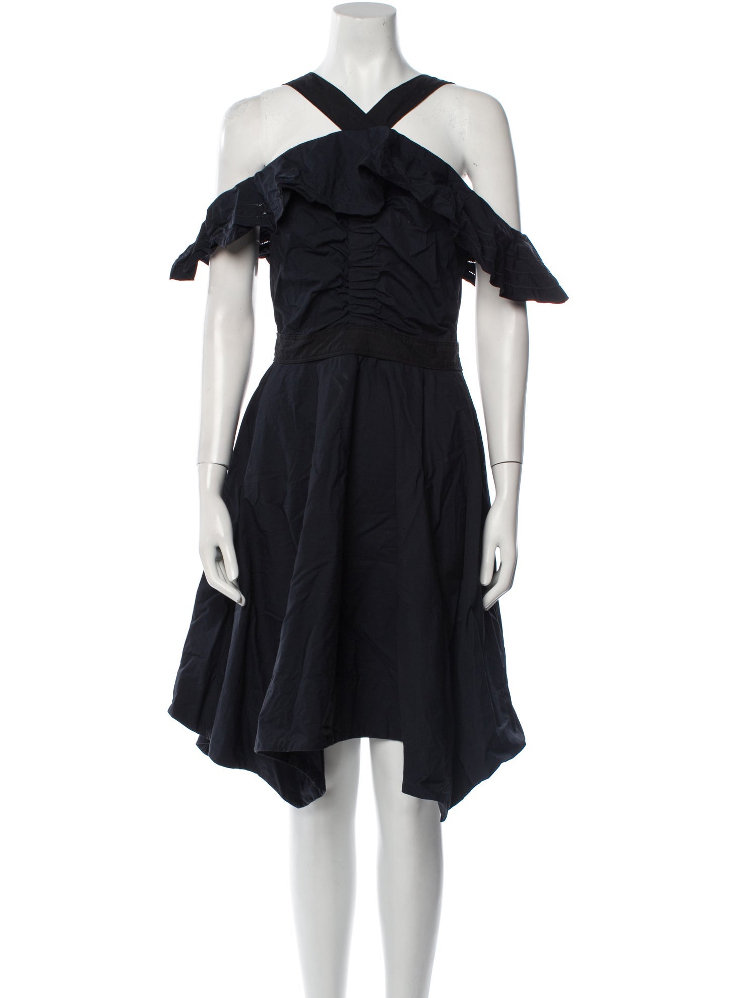 Derek Lam 10 Crosby Off-The-Shoulder Mini Dress