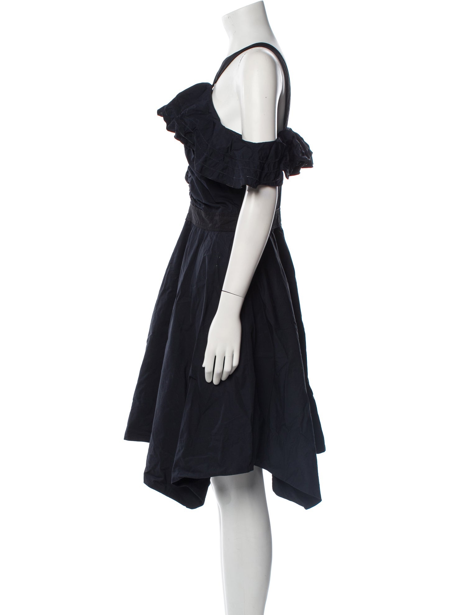 Derek Lam 10 Crosby Off-The-Shoulder Mini Dress