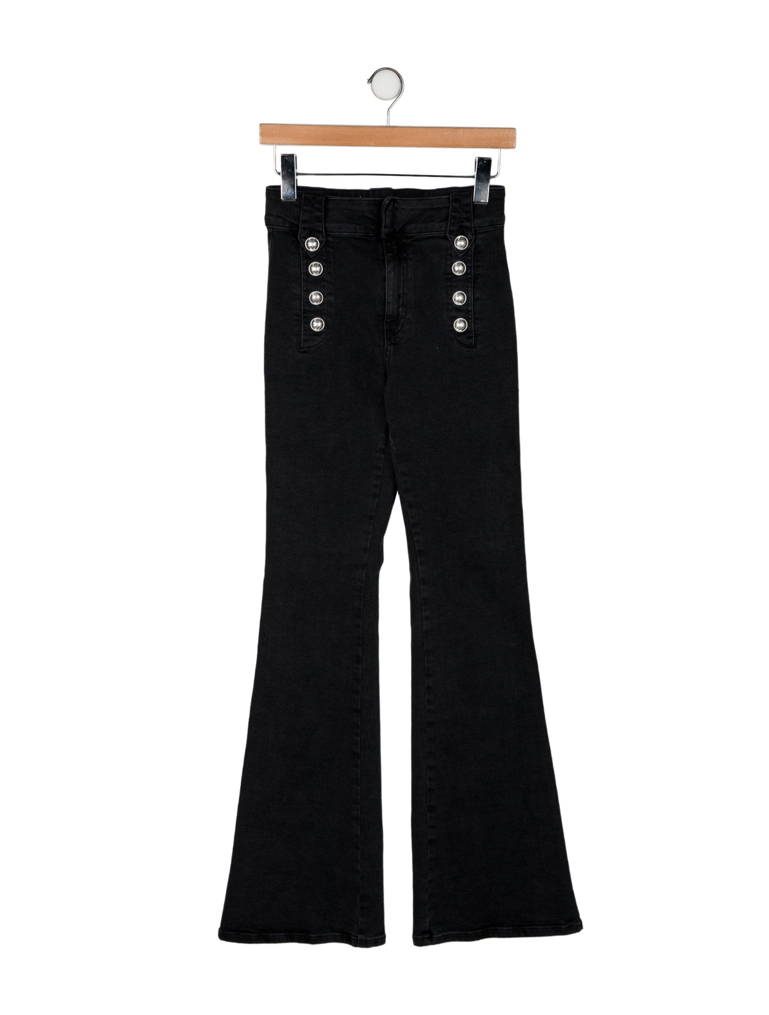 Derek Lam 10 Crosby Mid-Rise Wide Leg Jeans