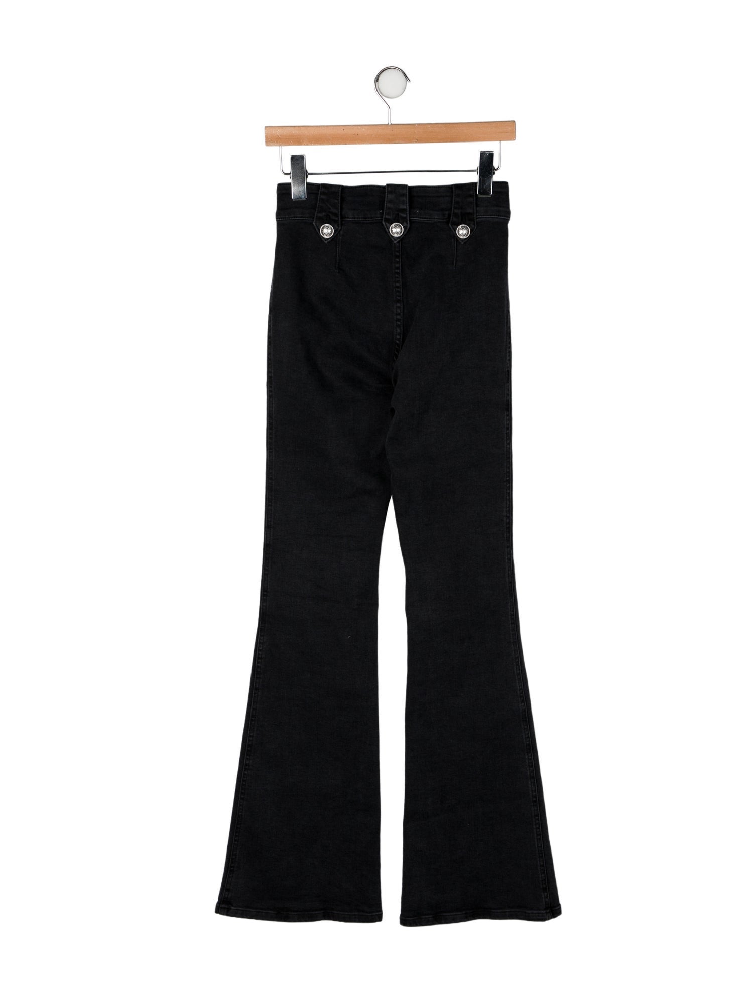 Derek Lam 10 Crosby Mid-Rise Wide Leg Jeans