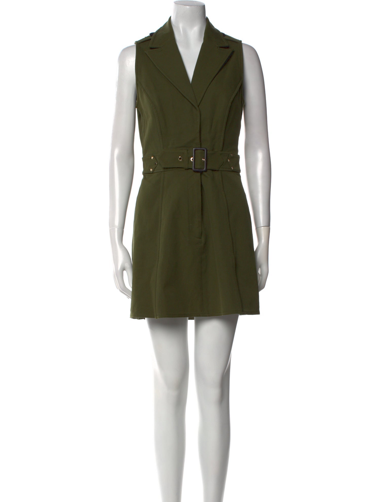 Derek Lam 10 Crosby V-Neck Mini Dress