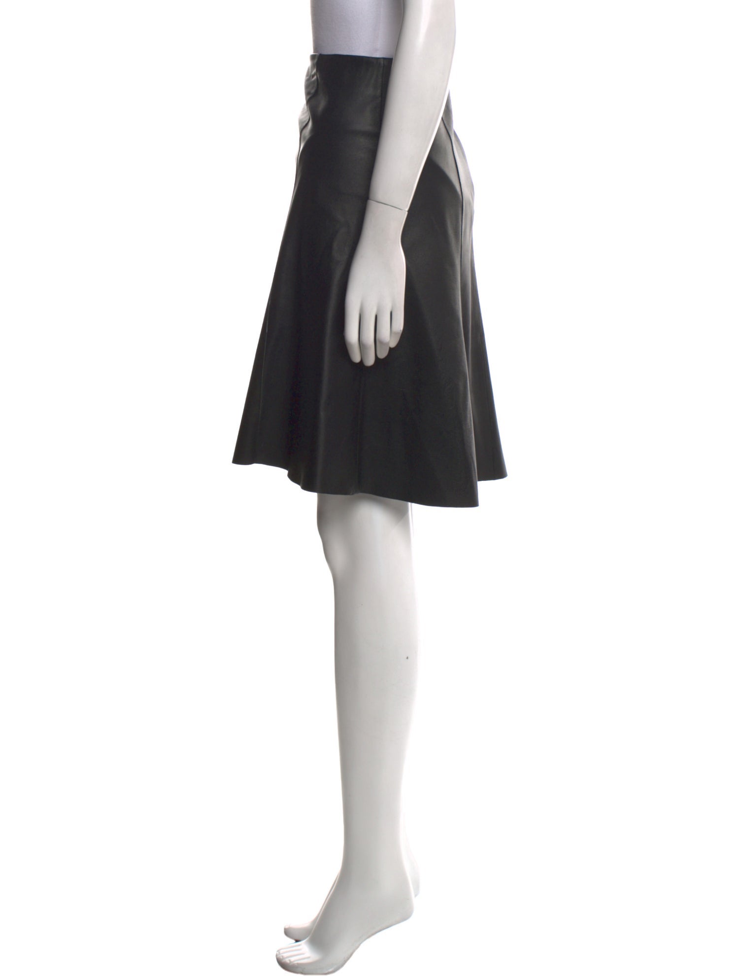 Derek Lam 10 Crosby Lambskin Knee-Length Skirt